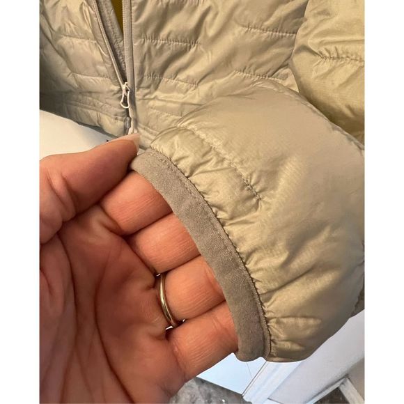 NWT Hexa Custom The Down Watetrproof Gray /Yellow Women’s Hooded Jacket XL - Picture 5 of 11